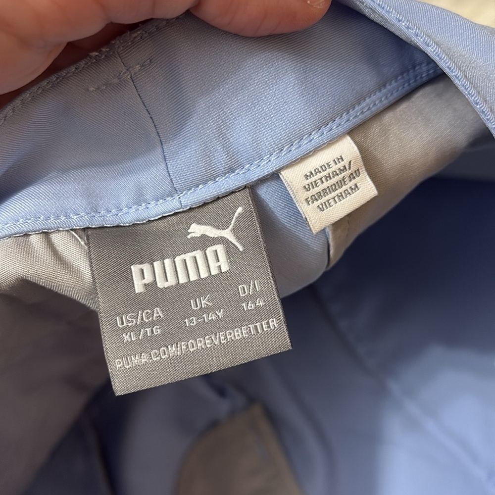 NWT Puma Girls Light Blue Serenity Shorts Youth Size XL - Picture 5 of 15